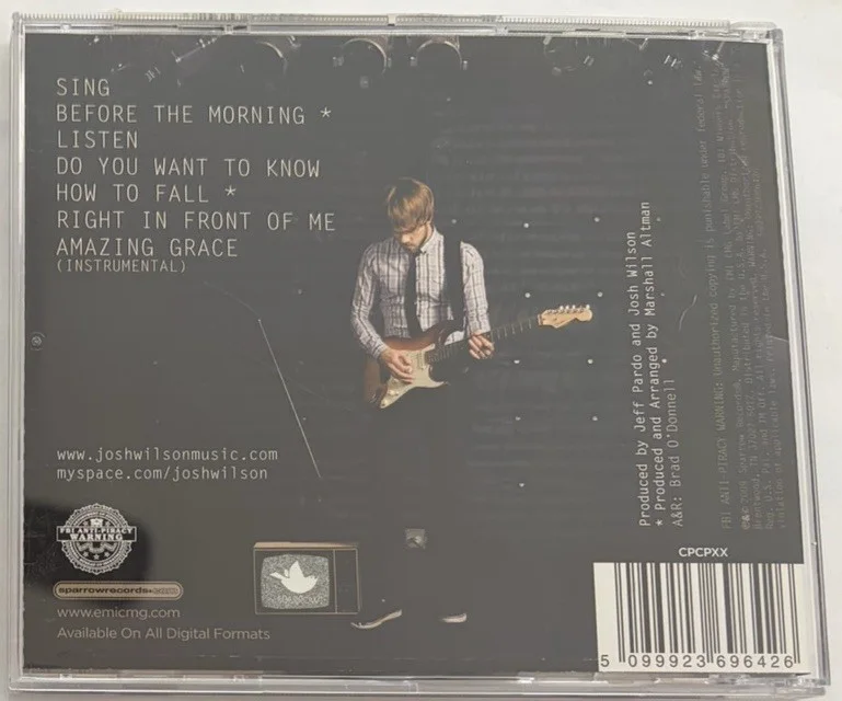 Josh Wilson Life Is Not A Snapshot CD 2009 Signed Autographed Sparrow Very Good, изображение 2
