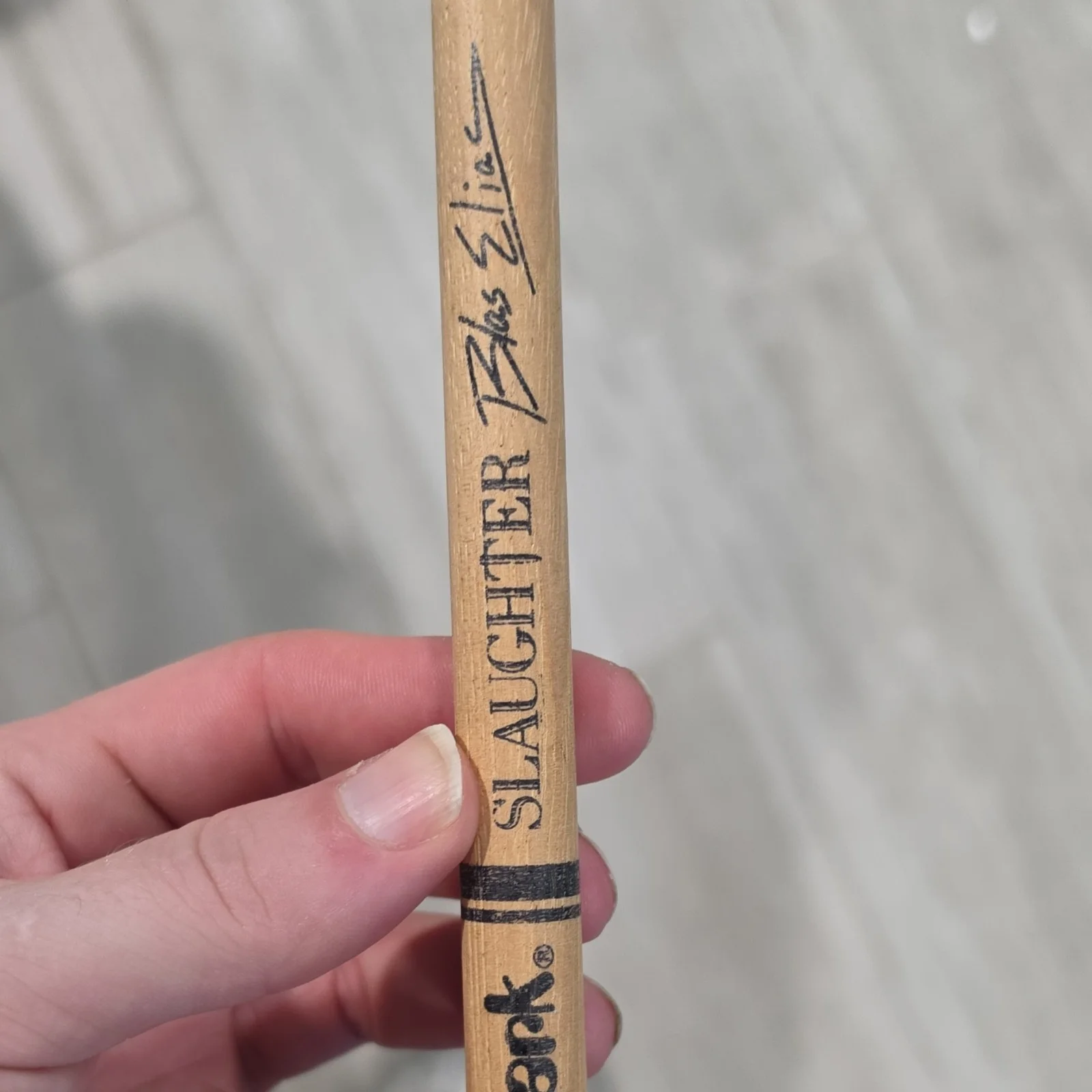 Pro-Mark Slaughter Blas Elias Autographed Drum Stick Original Made in USA, изображение 3