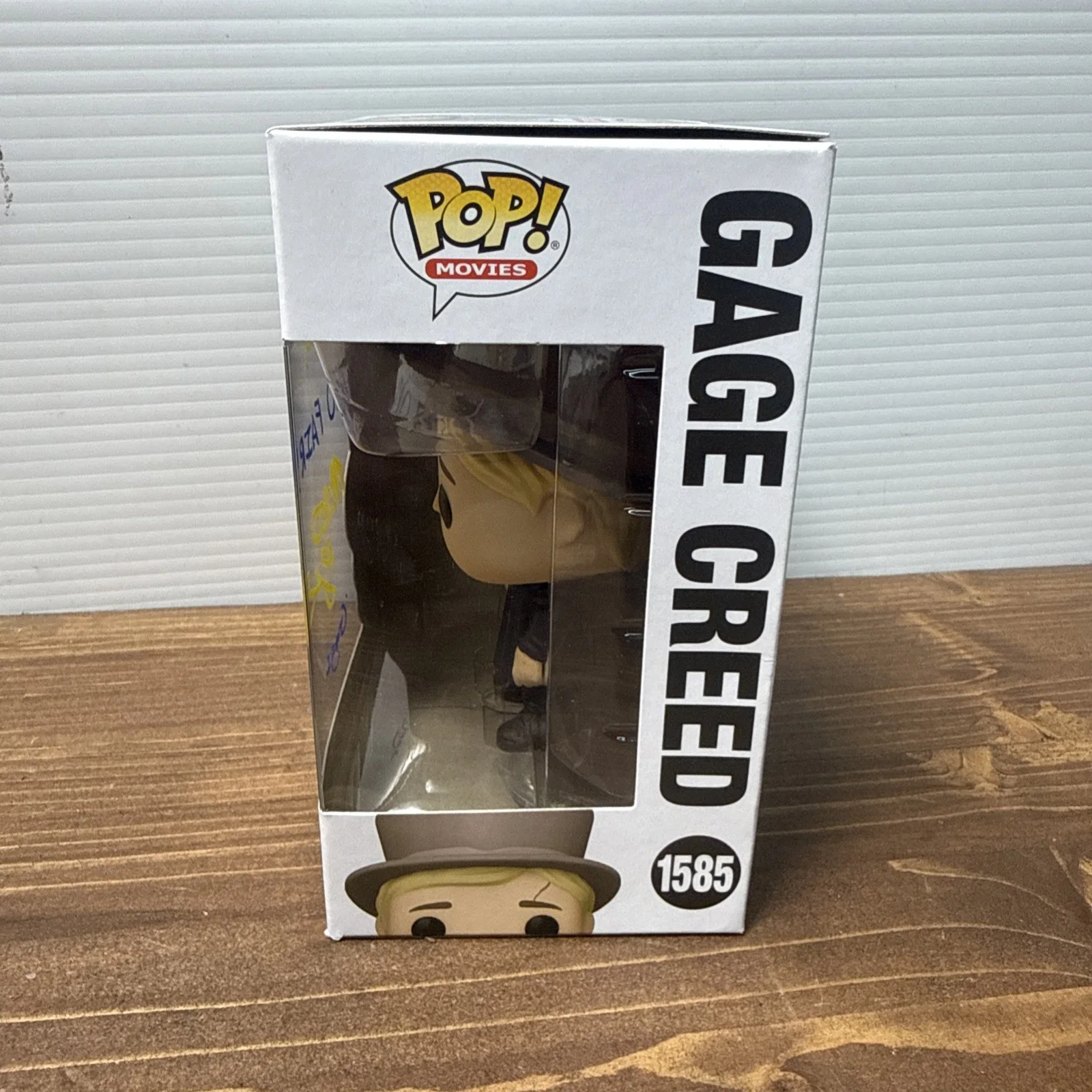 Miko Hughes — Miko Hughes Signed Autographed Funko Gage Creed Pet Sematary # 1585 W/ Protector, image 3