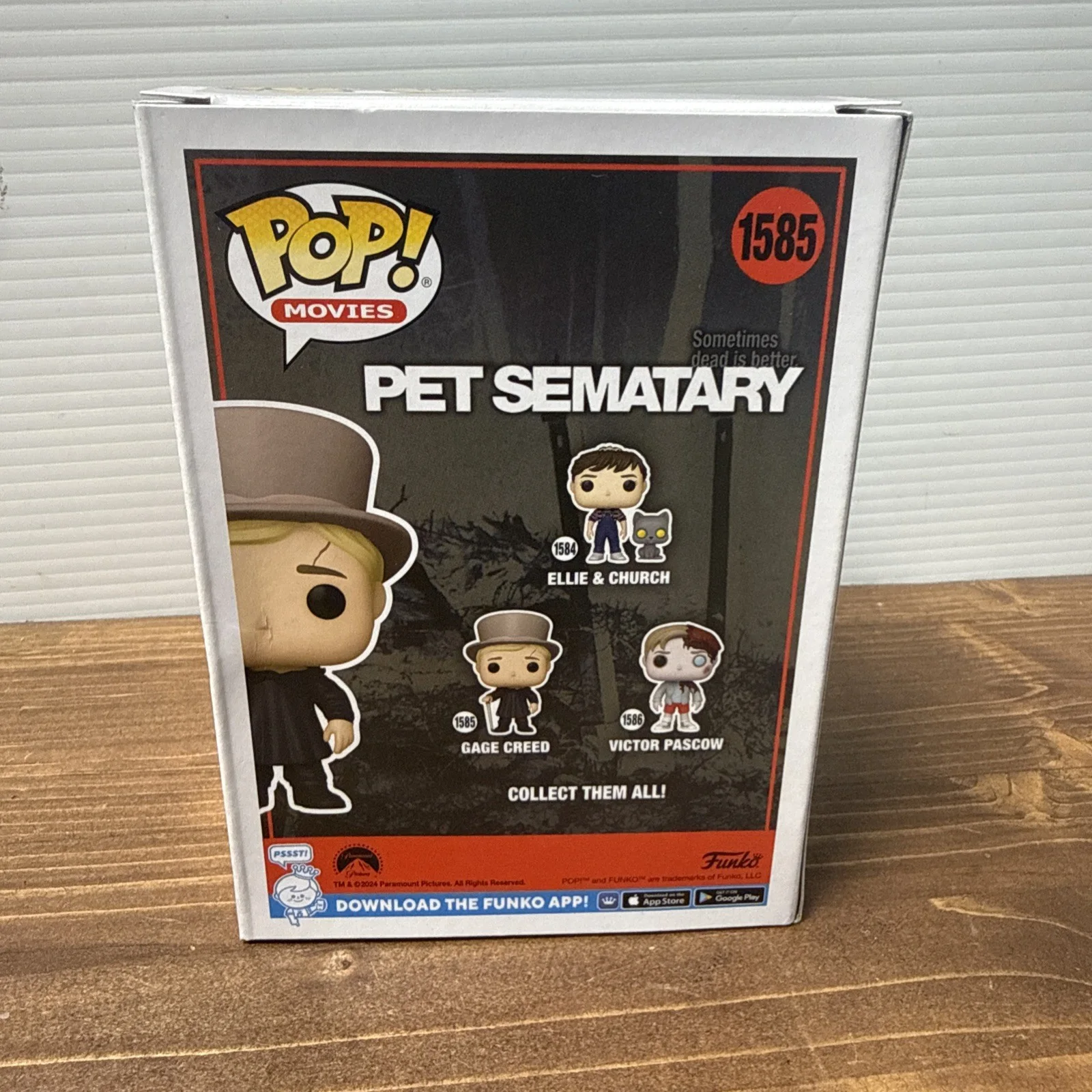 Miko Hughes — Miko Hughes Signed Autographed Funko Gage Creed Pet Sematary # 1585 W/ Protector, image 4