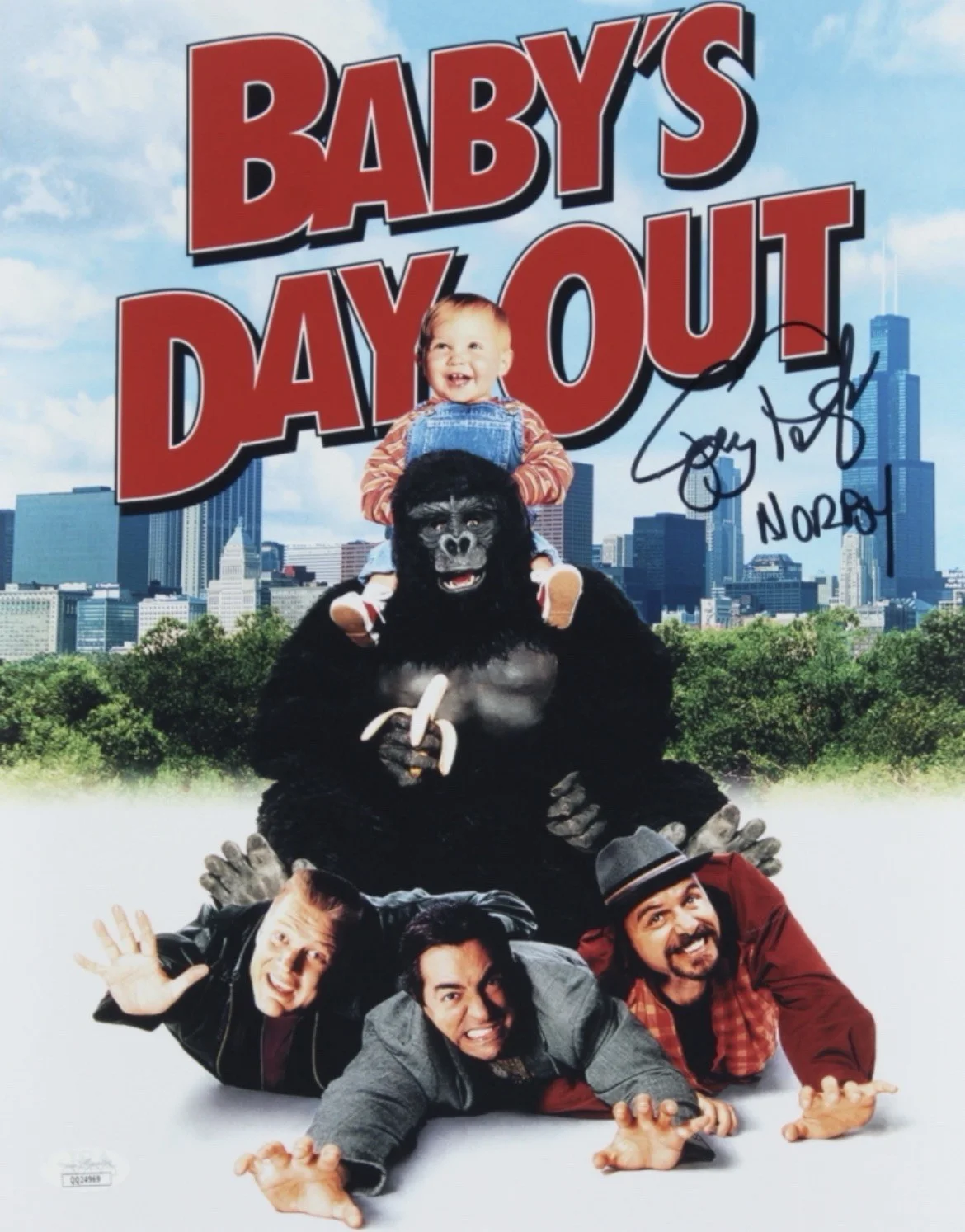 Joe Pantoliano — Joe Pantoliano Signed "Baby's Day Out" 11x14 Photo Inscribed "Norby" (JSA COA)