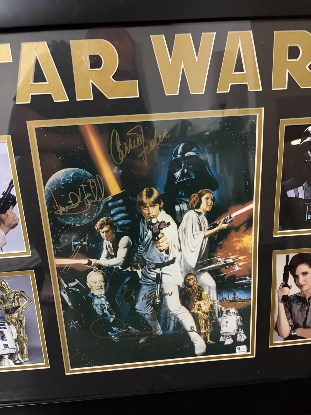 Star Wars: A New Hope Cast Autographed Signed Photo W/COA Hamill, Fisher, изображение 2