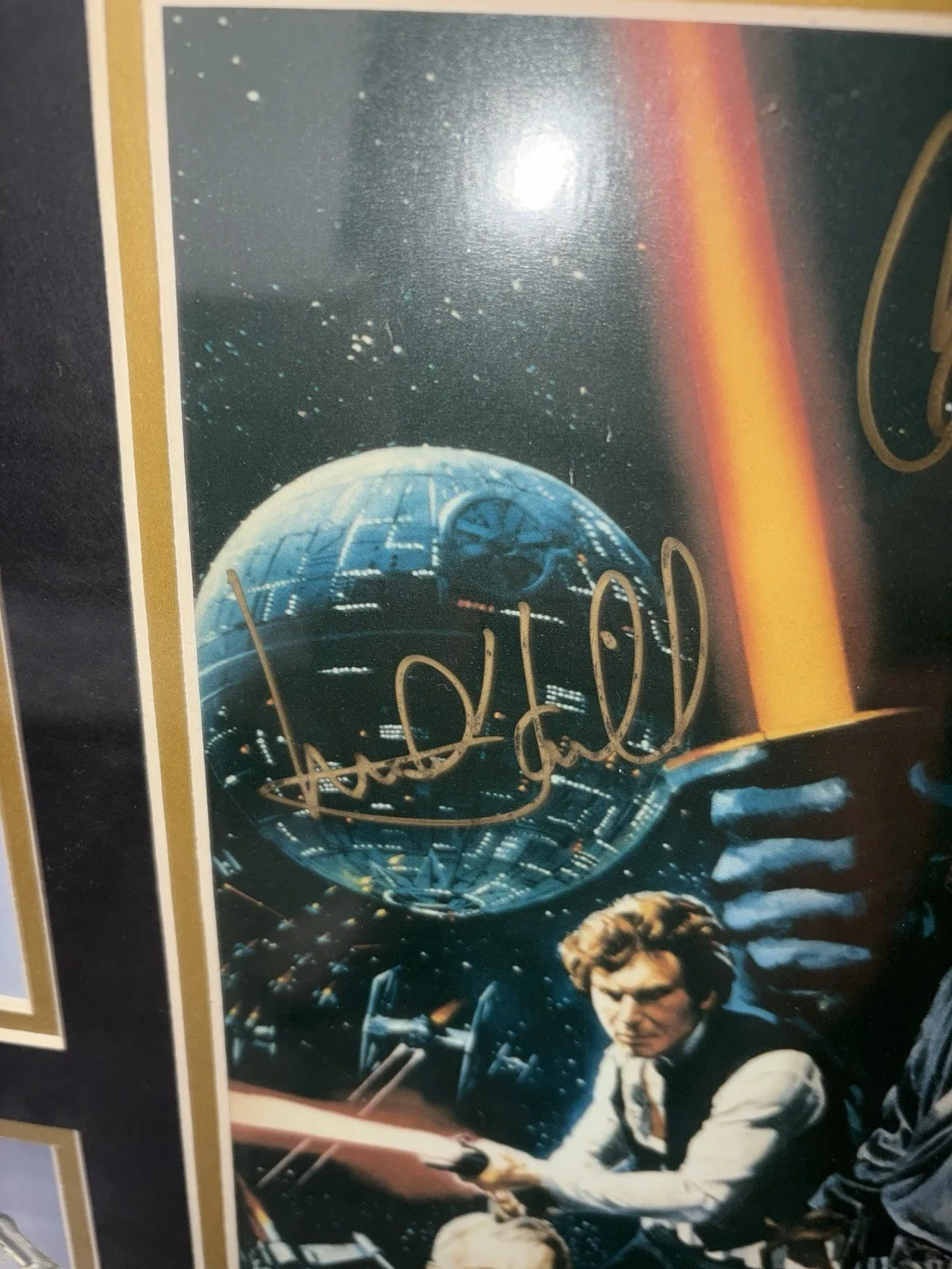Star Wars: A New Hope Cast Autographed Signed Photo W/COA Hamill, Fisher, изображение 3