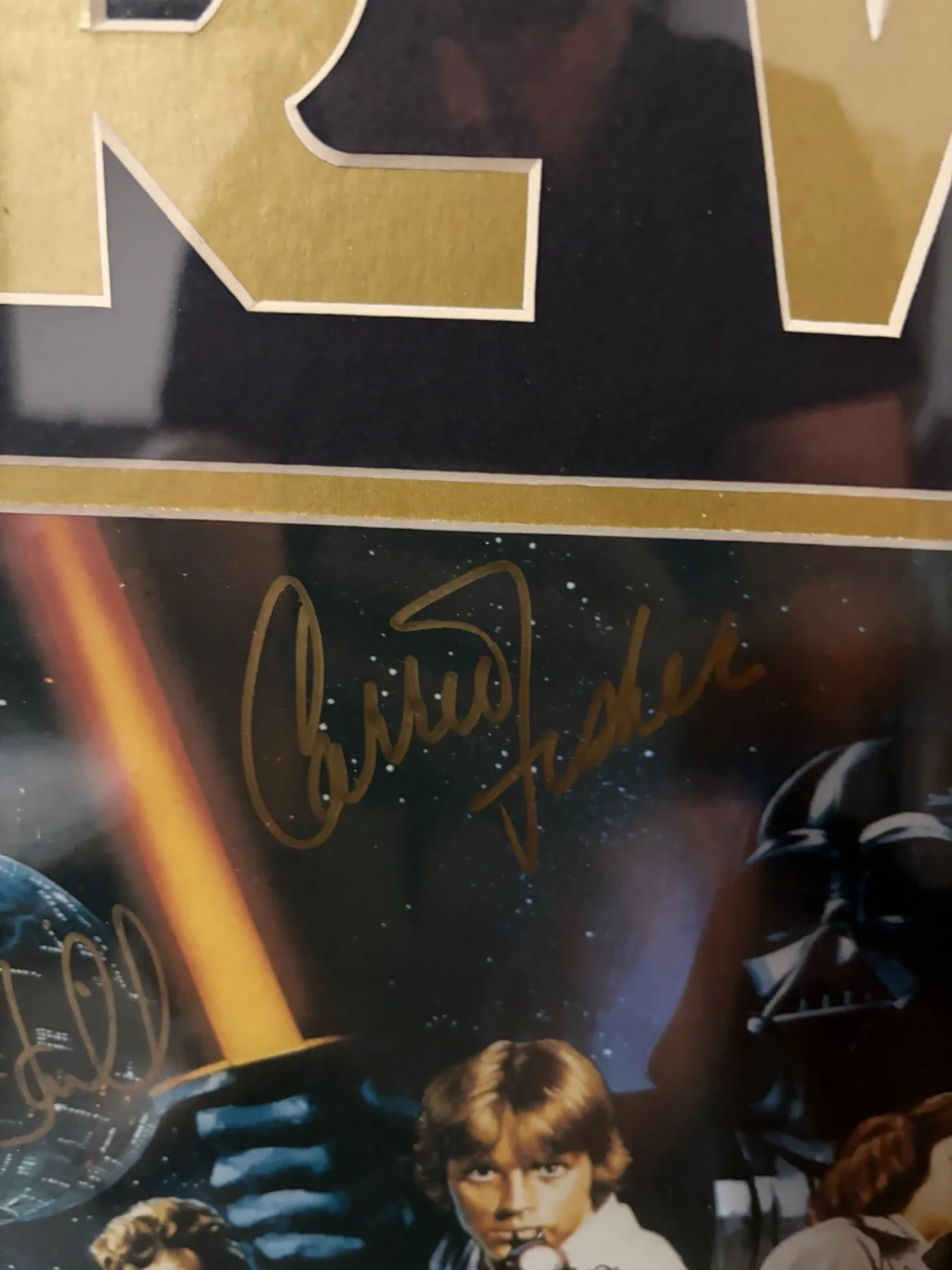 Star Wars: A New Hope Cast Autographed Signed Photo W/COA Hamill, Fisher, изображение 4