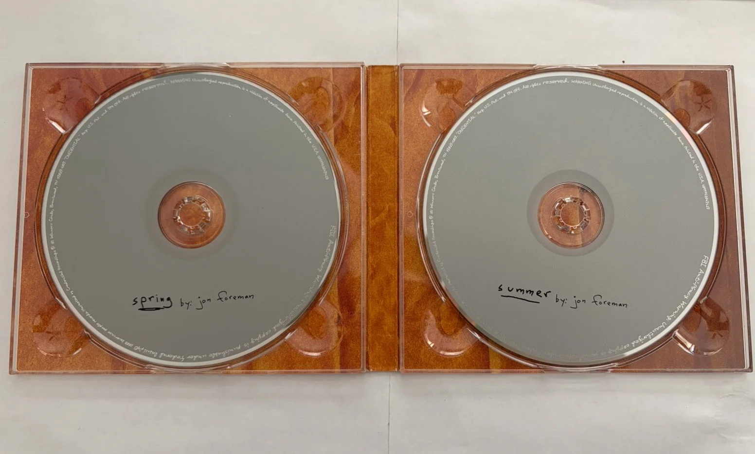 Jon Foreman Spring Summer Fall And Winter Signed Autographed CD 2008 Switchfoot, image 4