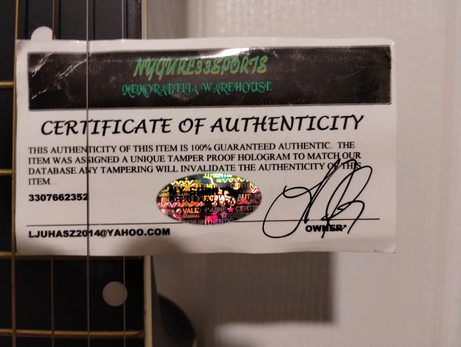Miranda Lambert Autographed Guitar W COA ** Reduced **, image 3