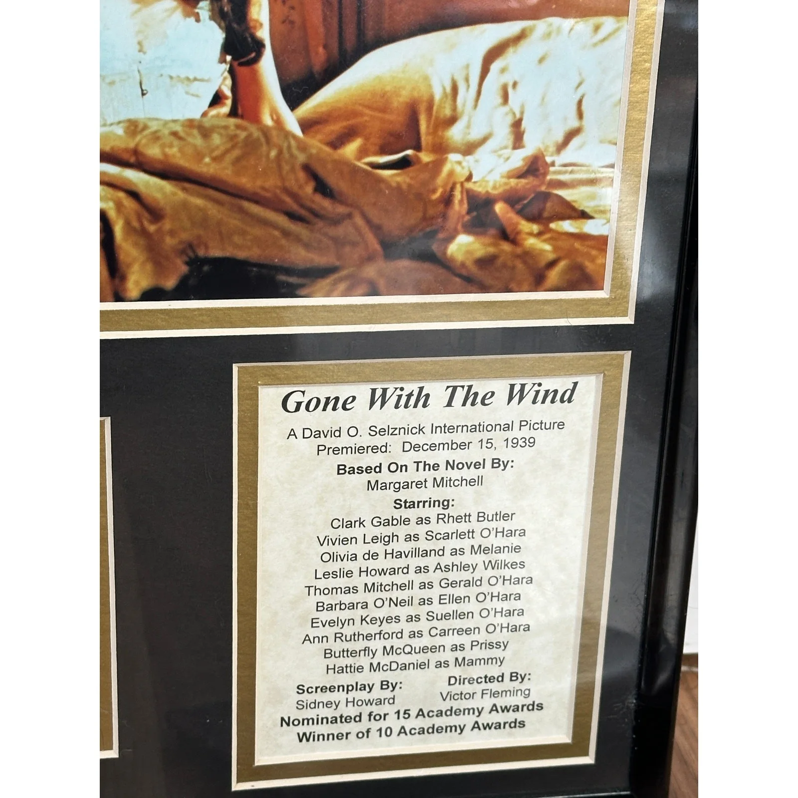 Gone with the Wind Rhett and Scarlett Framed Photo Collage w/ Wallet, изображение 3