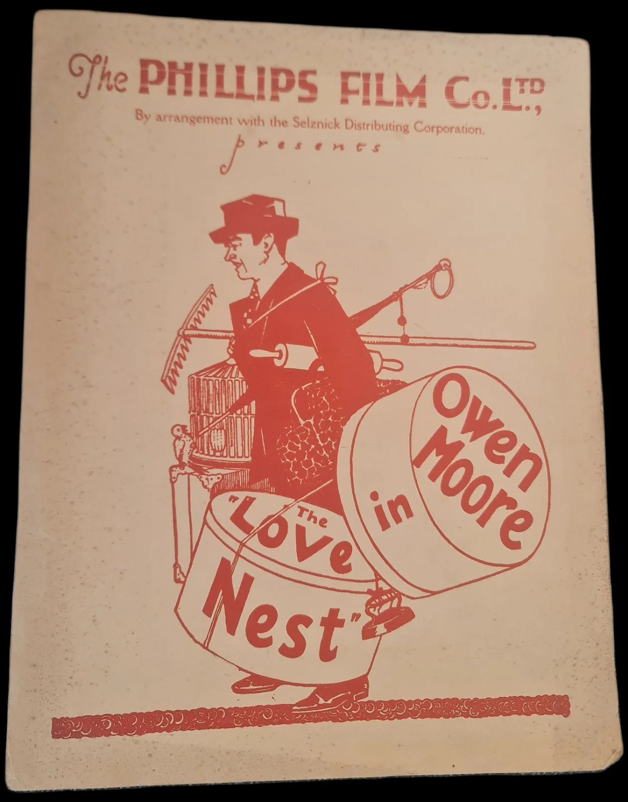 1920s film pressbook for "The Love Nest" | A lost film, изображение 2