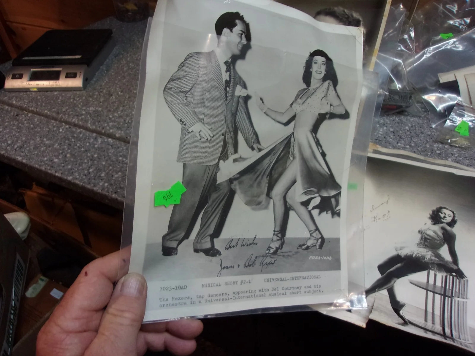 X5 old movie star photo lot signed joan bob rexer etc, image 4