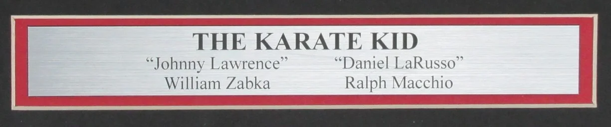 William Zabka/Ralph Macchio — KARATE KID William Zabka/Ralph Macchio Signed/Auto 16x20 Photo Framed JSA 197314, изображение 4