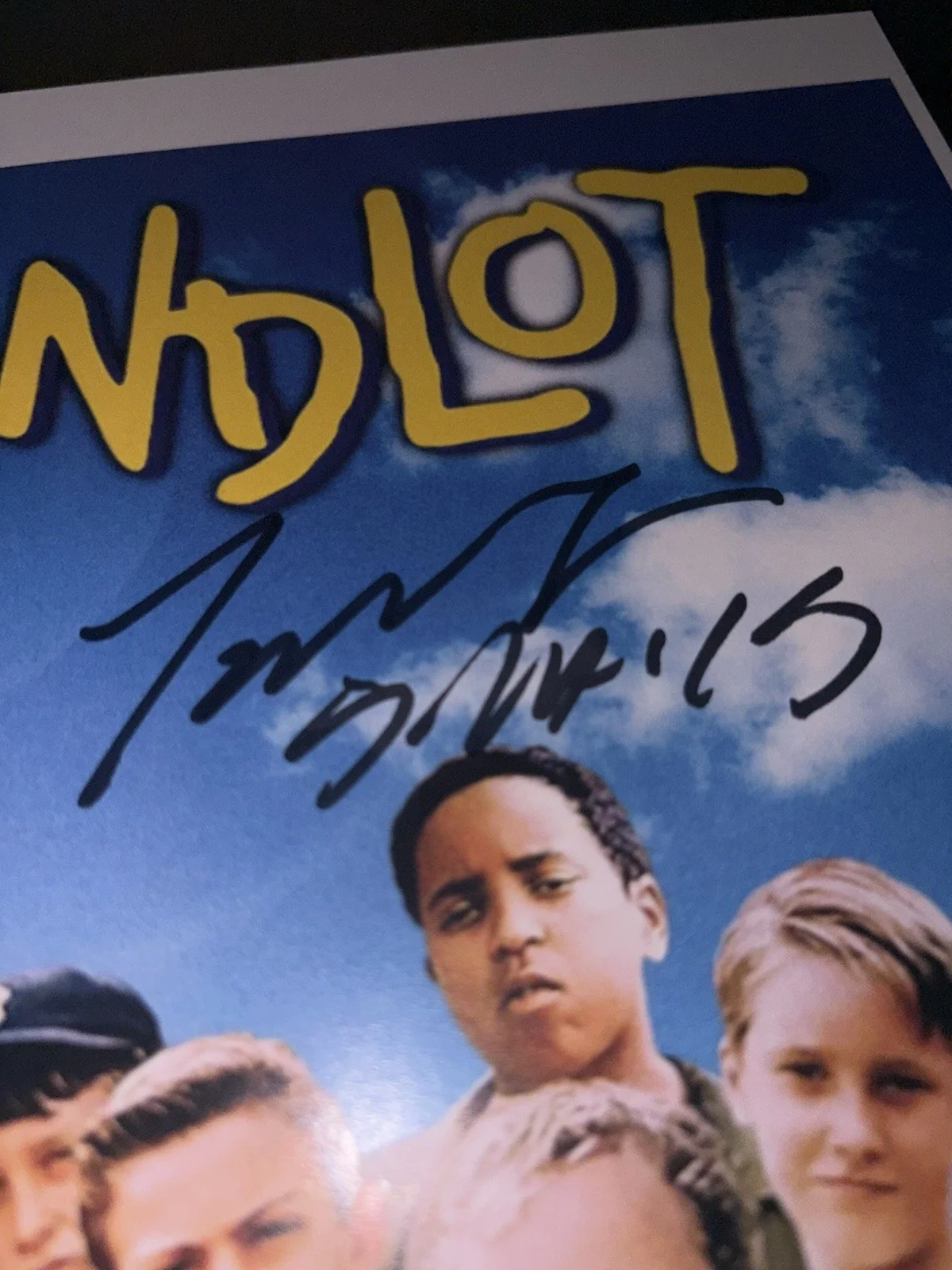 Squints — Sandlot 11x17 Movie Poster Signed / Autographed by Squints, Smalls, Yea Yea, COA, изображение 3