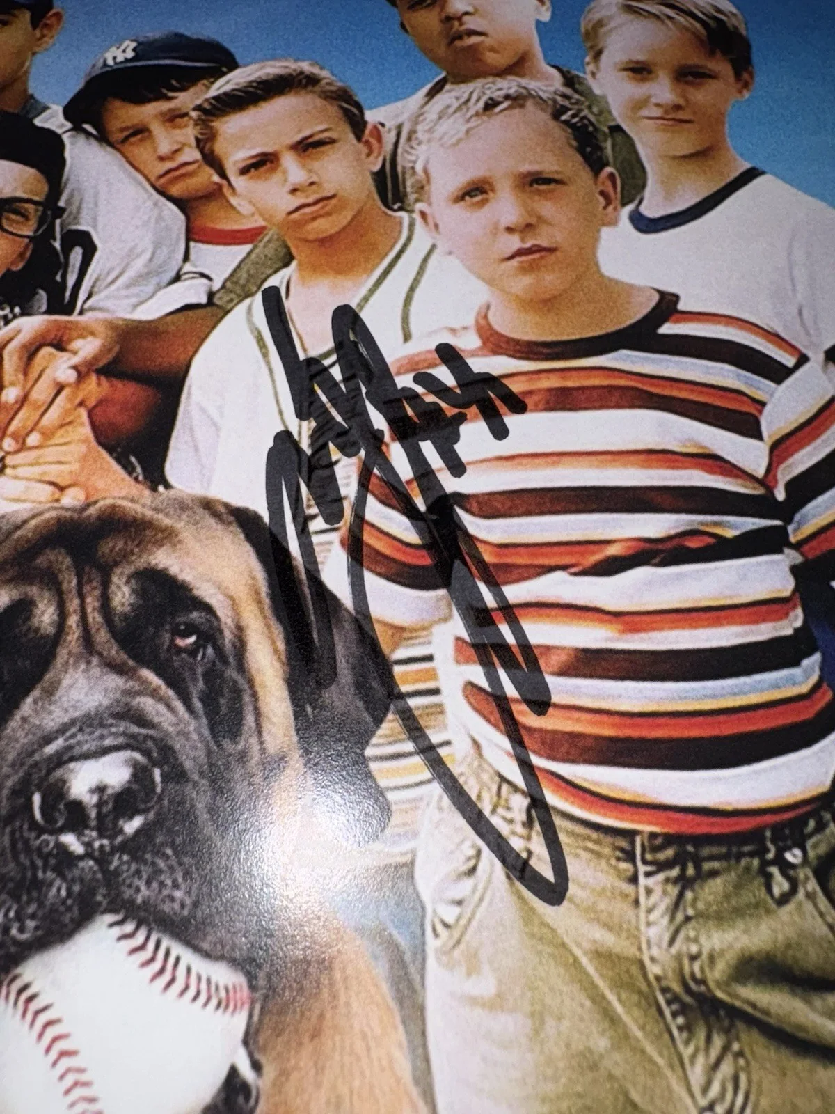 Squints — Sandlot 11x17 Movie Poster Signed / Autographed by Squints, Smalls, Yea Yea, COA, изображение 4