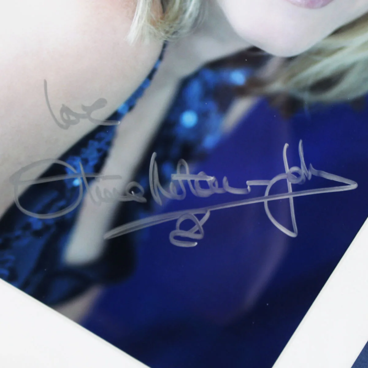 Olivia Newton-John Signed Photo Record Display - COA JSA, image 2