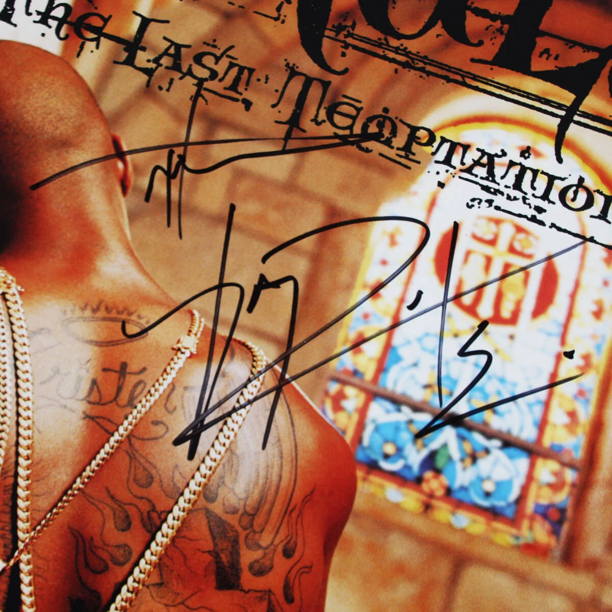 Ja Rule Signed Record Album The Last Temptation - COA JSA, image 2