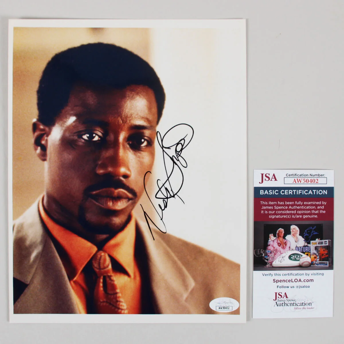 Wesley Snipes Signed Photo 8x10 - COA JSA, image 3