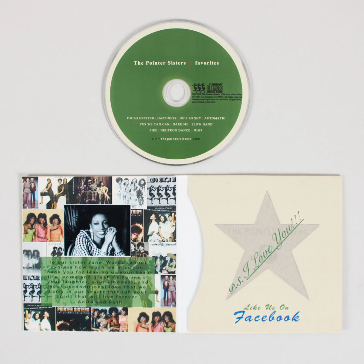 Pointer Sisters Signed CD Favorites Ruth Pointer, Sadako Pointer & Issa Point..., изображение 2