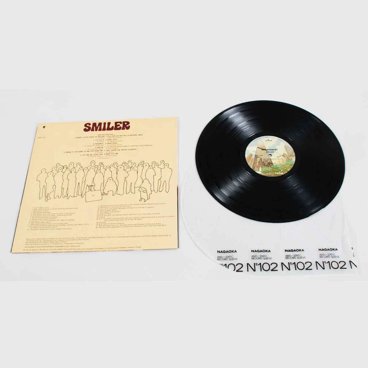 Rod Stewart Signed Record Album Smiler - COA JSA, image 4