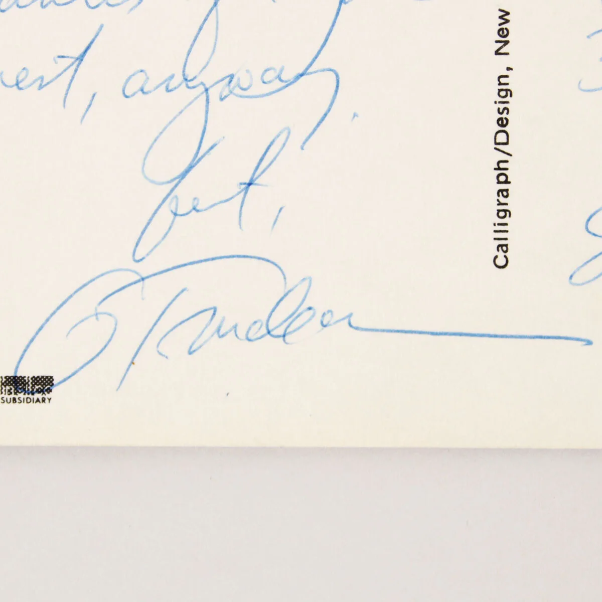 Gary Trudeau Signed Postcard Cartoonist - COA JSA, image 2