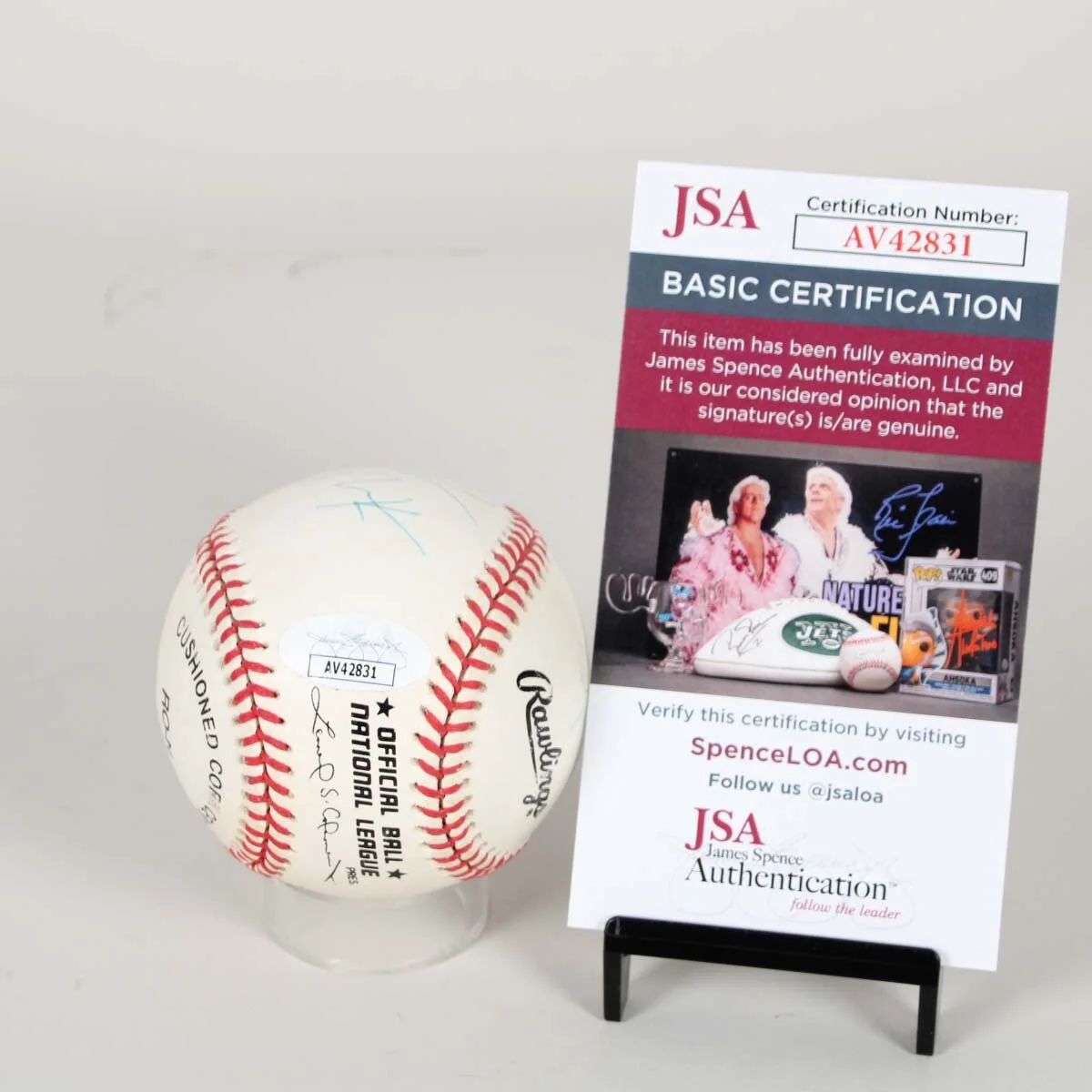 Hootie and the Blowfish Signed Baseball COA JSA Cert, image 5