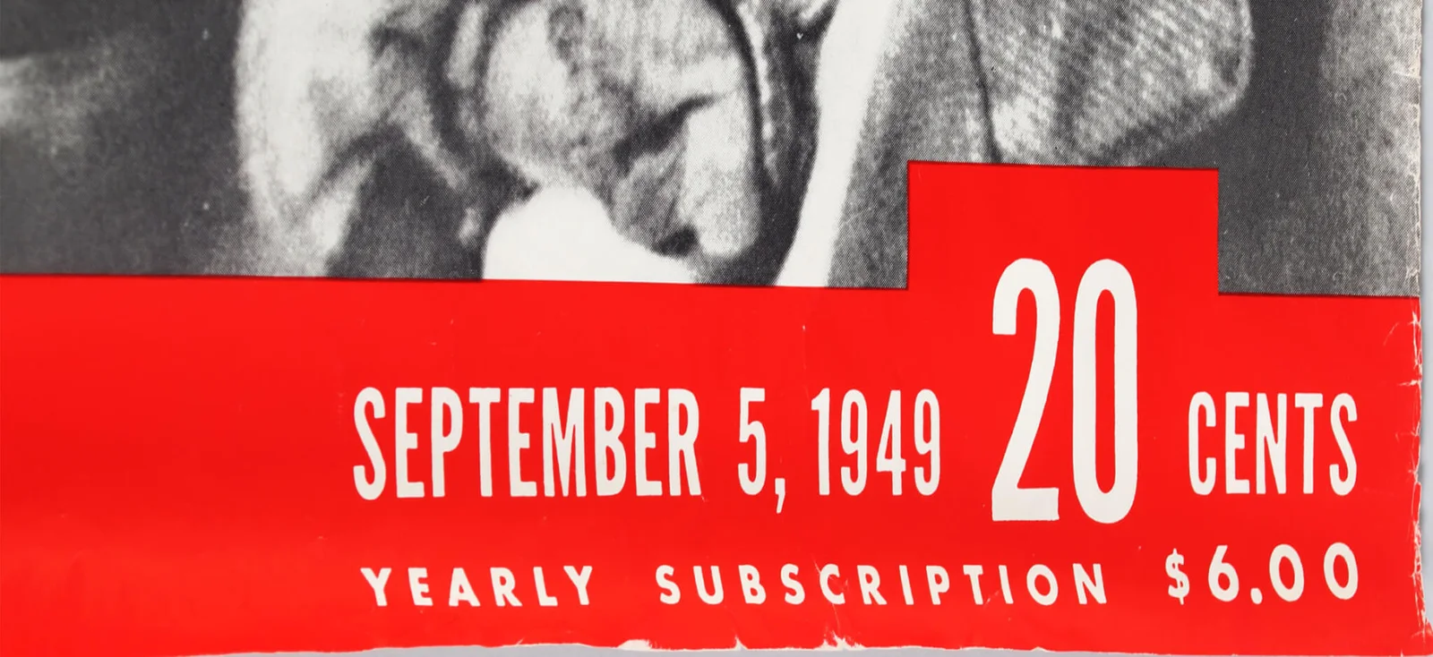 1949 Life Magazine Poster Newstand Ben Turpin, изображение 5