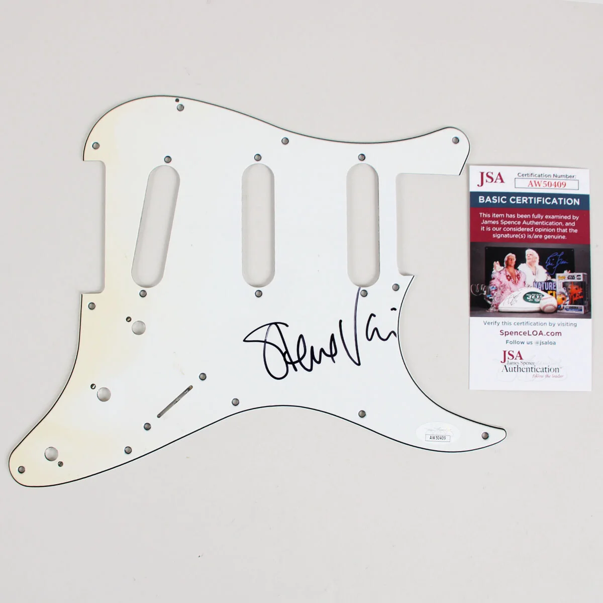 Steve Vai Signed Pickguard - COA JSA, image 2
