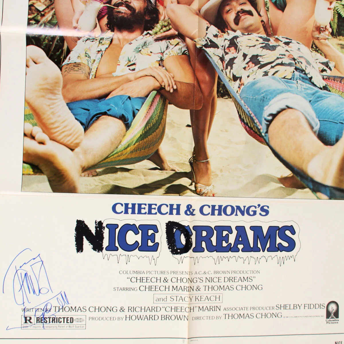 Tommy Chong Signed Poster Nice Dreams - COA JSA, image 4