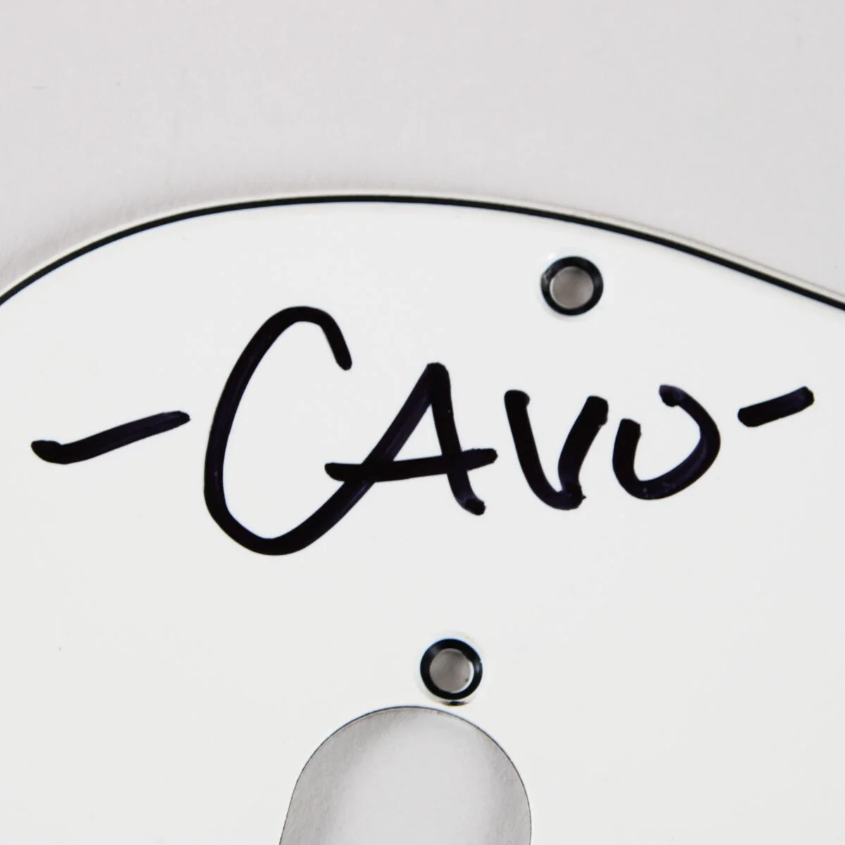Cavo Band Signed Pickguard - COA JSA, image 3