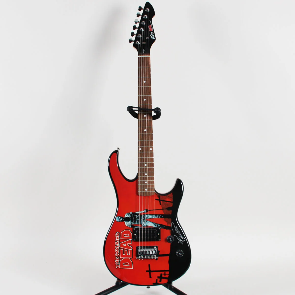 Robert Kirkman Signed Guitar Peavy Custom The Walking Dead - COA JSA, image 4
