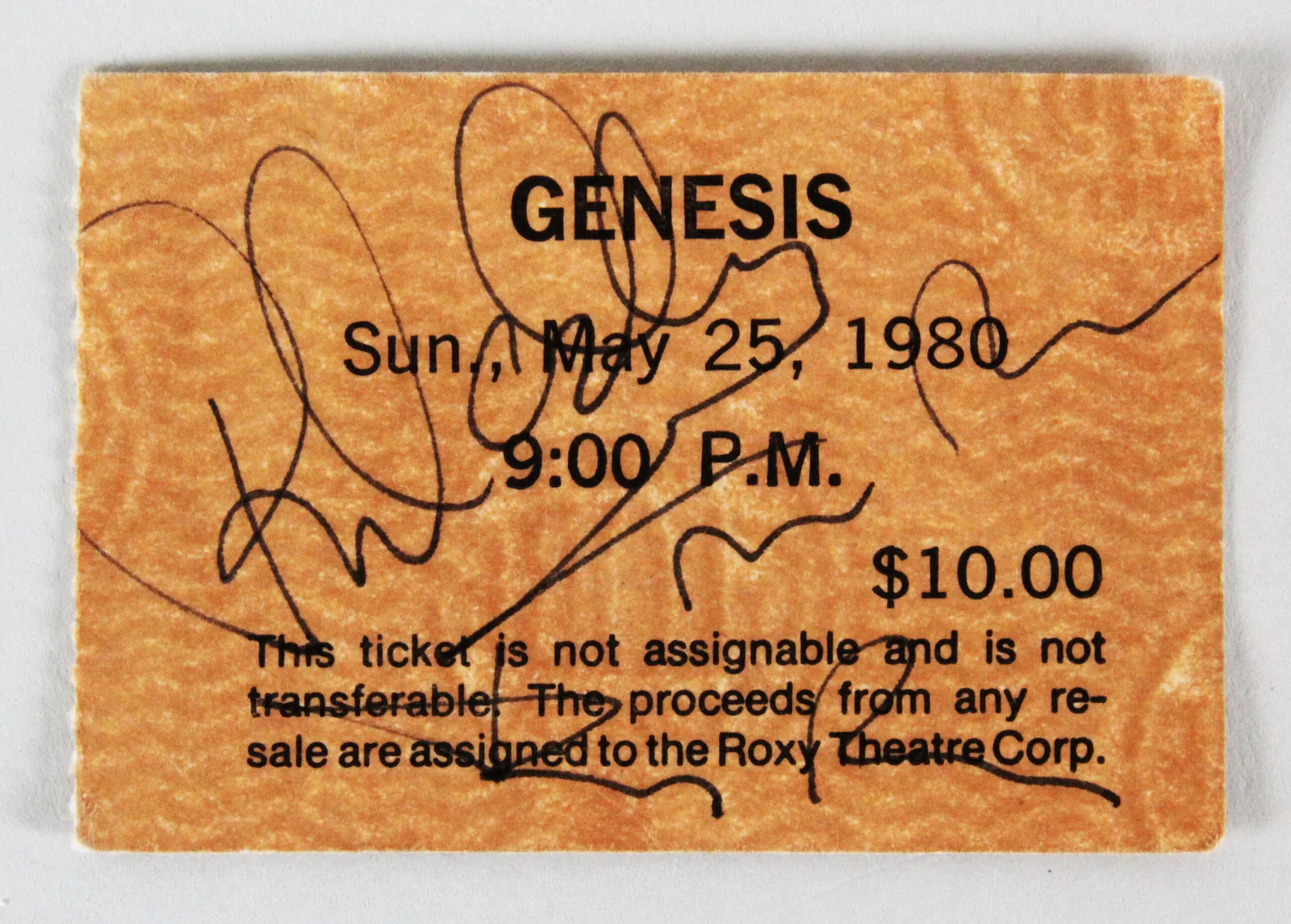 Genesis Band Ticket w/ T-Shirt, image 2