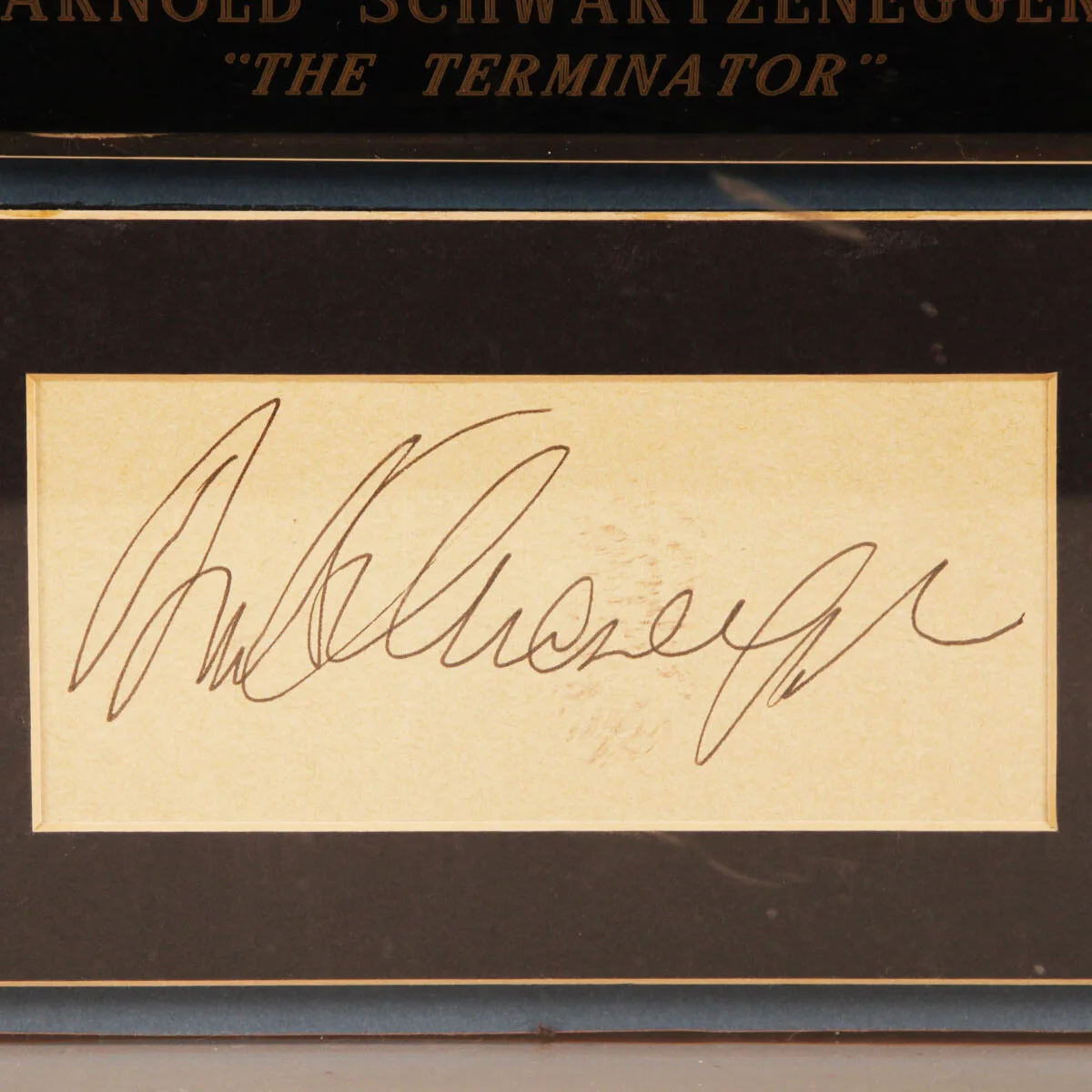 Arnold Schwarzenegger Signed Cut Life-Size Head Sculpture The Terminator - CO..., image 2