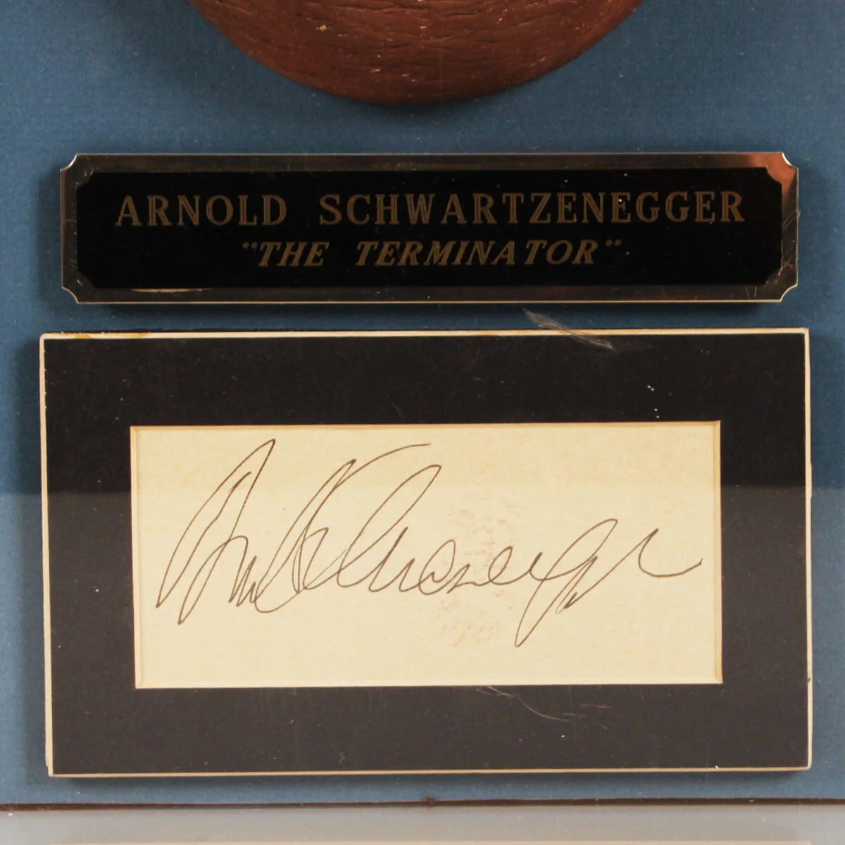 Arnold Schwarzenegger Signed Cut Life-Size Head Sculpture The Terminator - CO..., image 3