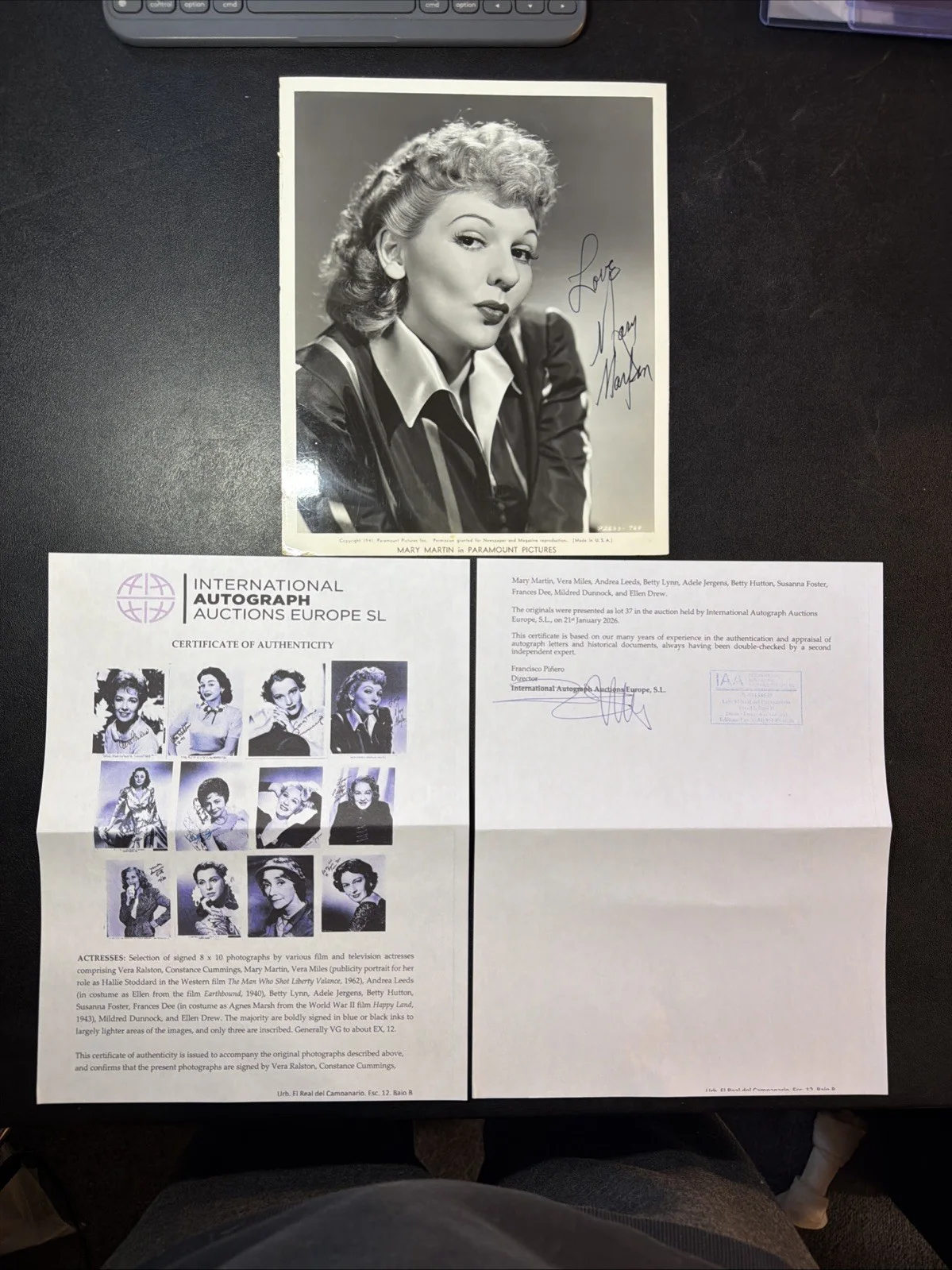 Mary Martin — Mary Martin Signed 8x10 Photo Vintage Paramount Broadway Star Autograph, изображение 5