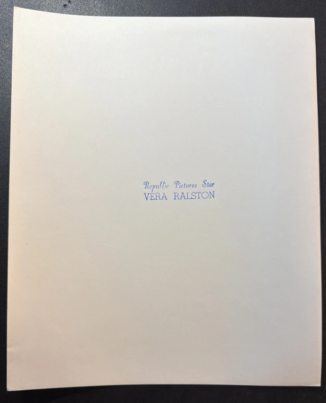 Vera Ralston Signed 8x10 Photo Vintage Republic Pictures Autograph, изображение 2