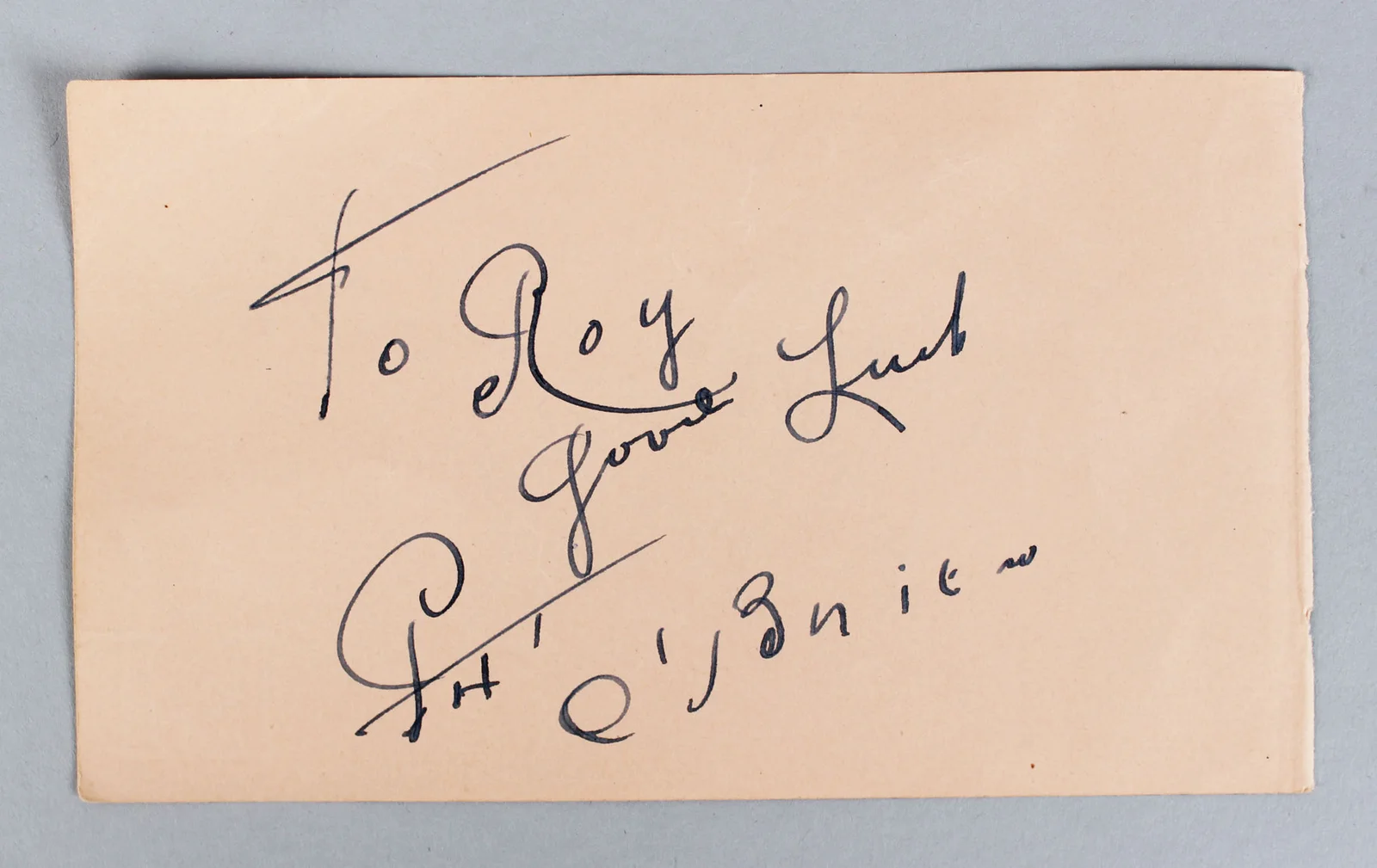Dick Powell Signed Album Page - COA JSA, image 2