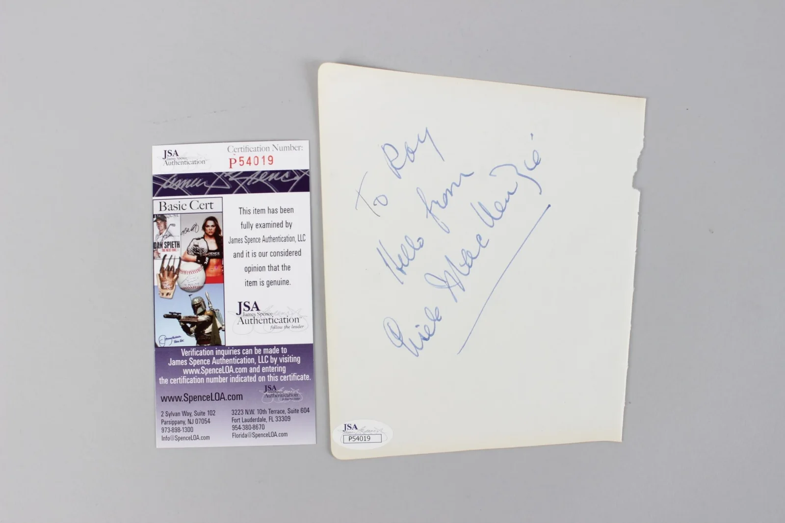 Edna Ferber Signed Album Page - COA JSA, image 2