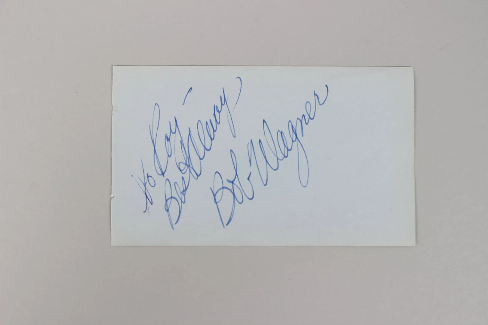 Robert Wagner & Stefanie Powers Signed Cuts- COA JSA, image 2