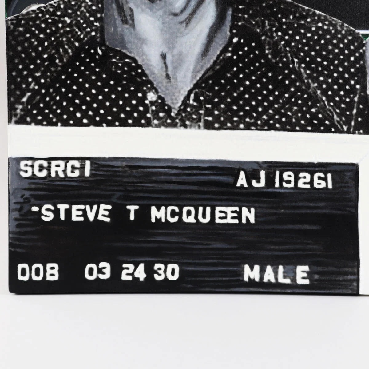 Steve McQueen Movie Bullitt Steve Kaufman Signed Canvas Art, image 2