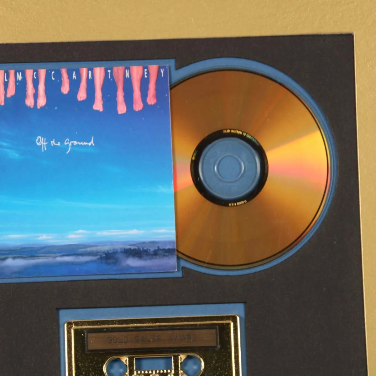 Paul McCartney Gold RIAA Award "Off the Ground" COA Promotor Provenance, изображение 5