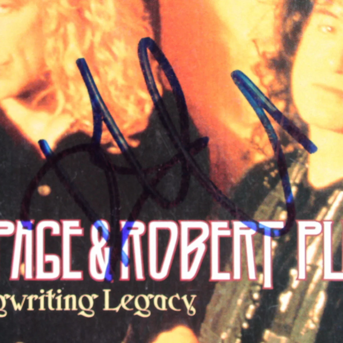 Robert Plant Signed CD Cover Display - COA JSA, image 2