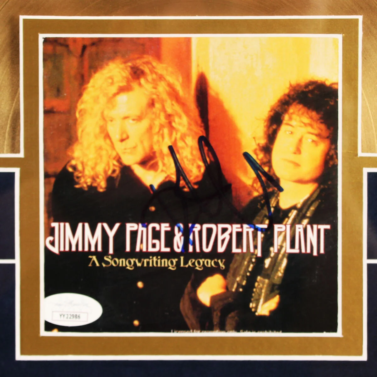 Robert Plant Signed CD Cover Display - COA JSA, image 5
