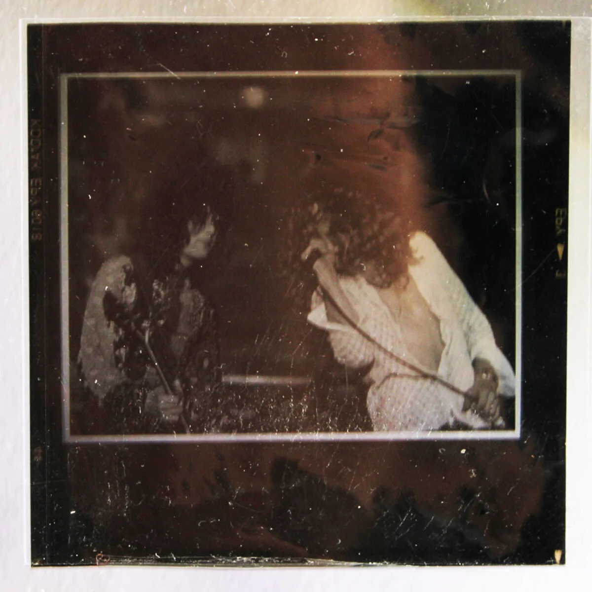 Led Zeppelin Original Negative w/ Photograph Display Chuck Boyd Photography, изображение 3