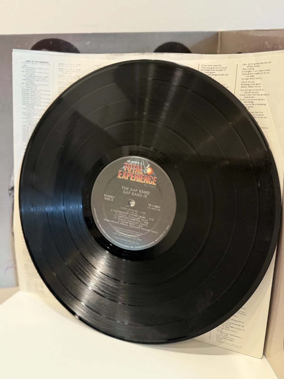 Charlie Wilson Signed Vinyl The Gap IV JSA COA Lp record Album, image 2