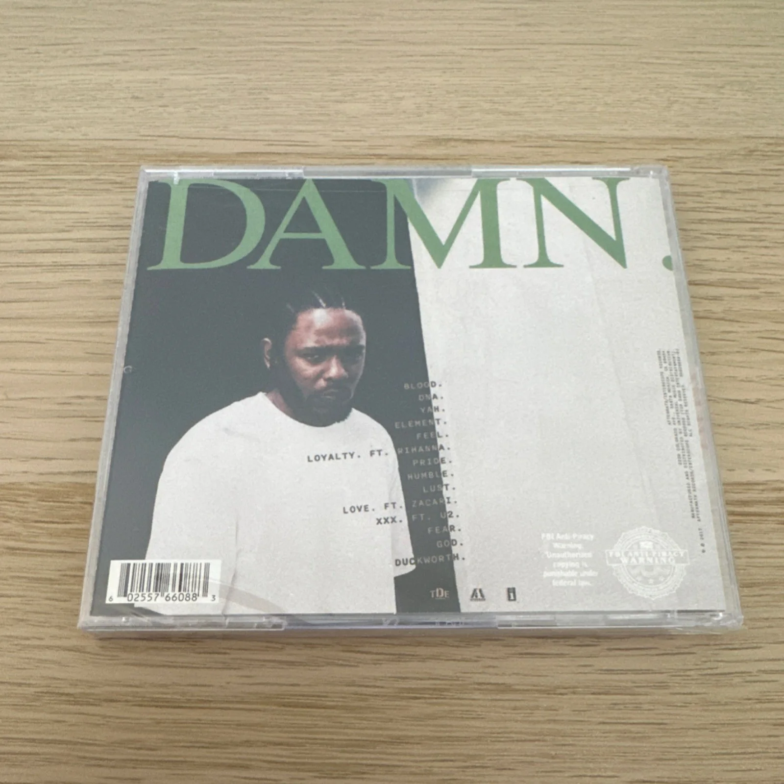 DAMN. - Kendrick Lamar - Autographed, Signed, Unopened, Sealed CD, image 2