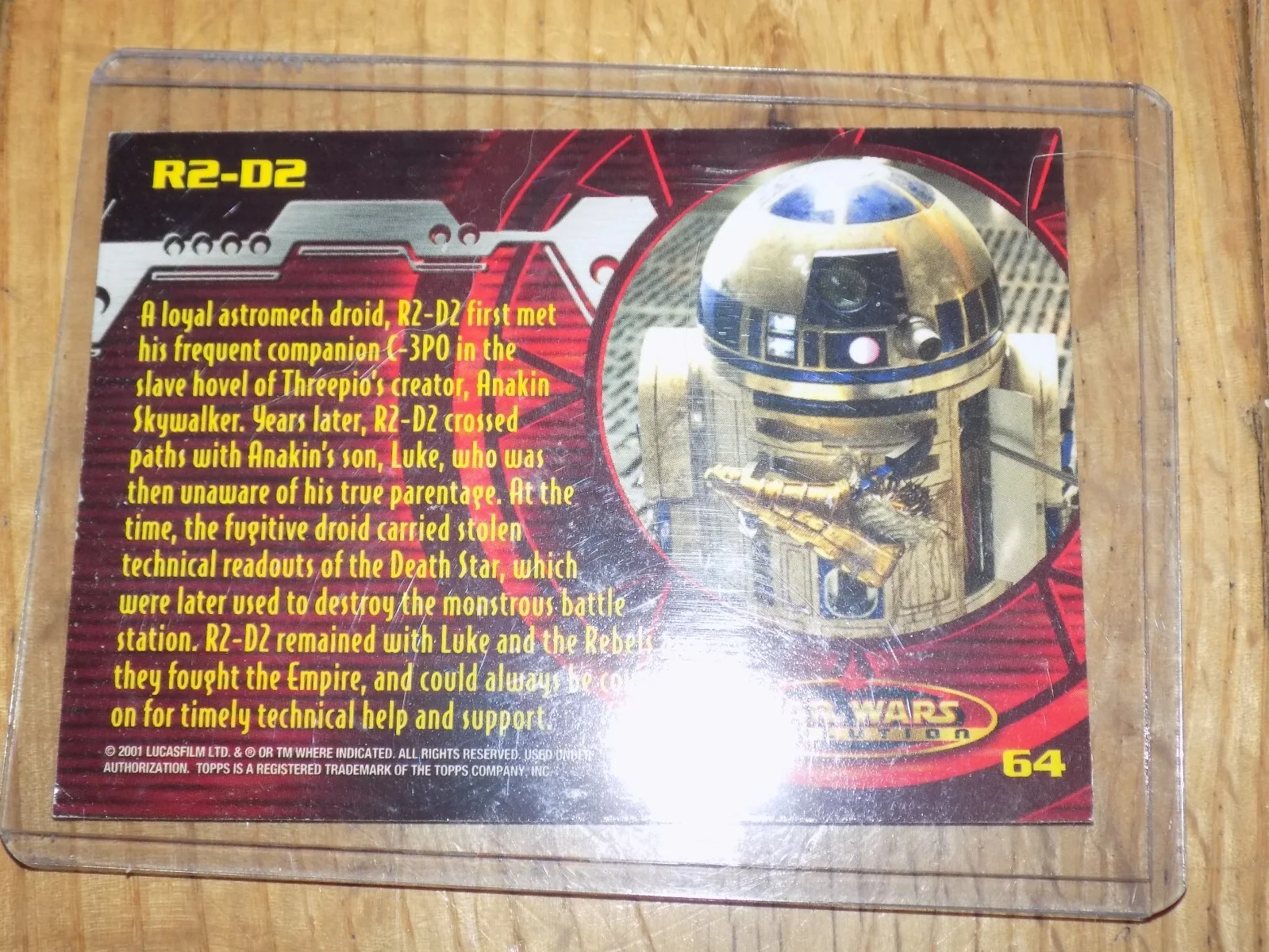 Kenny Baker "R2-D2" Topps STAR WARS Signed Autographed Rookie Card With COA, изображение 2