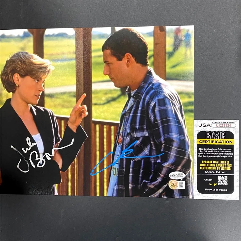 Adam Sandler & Julie Bowen signed Happy Gilmore 11x14 Photo autograph ~ JSA BAS, image 2