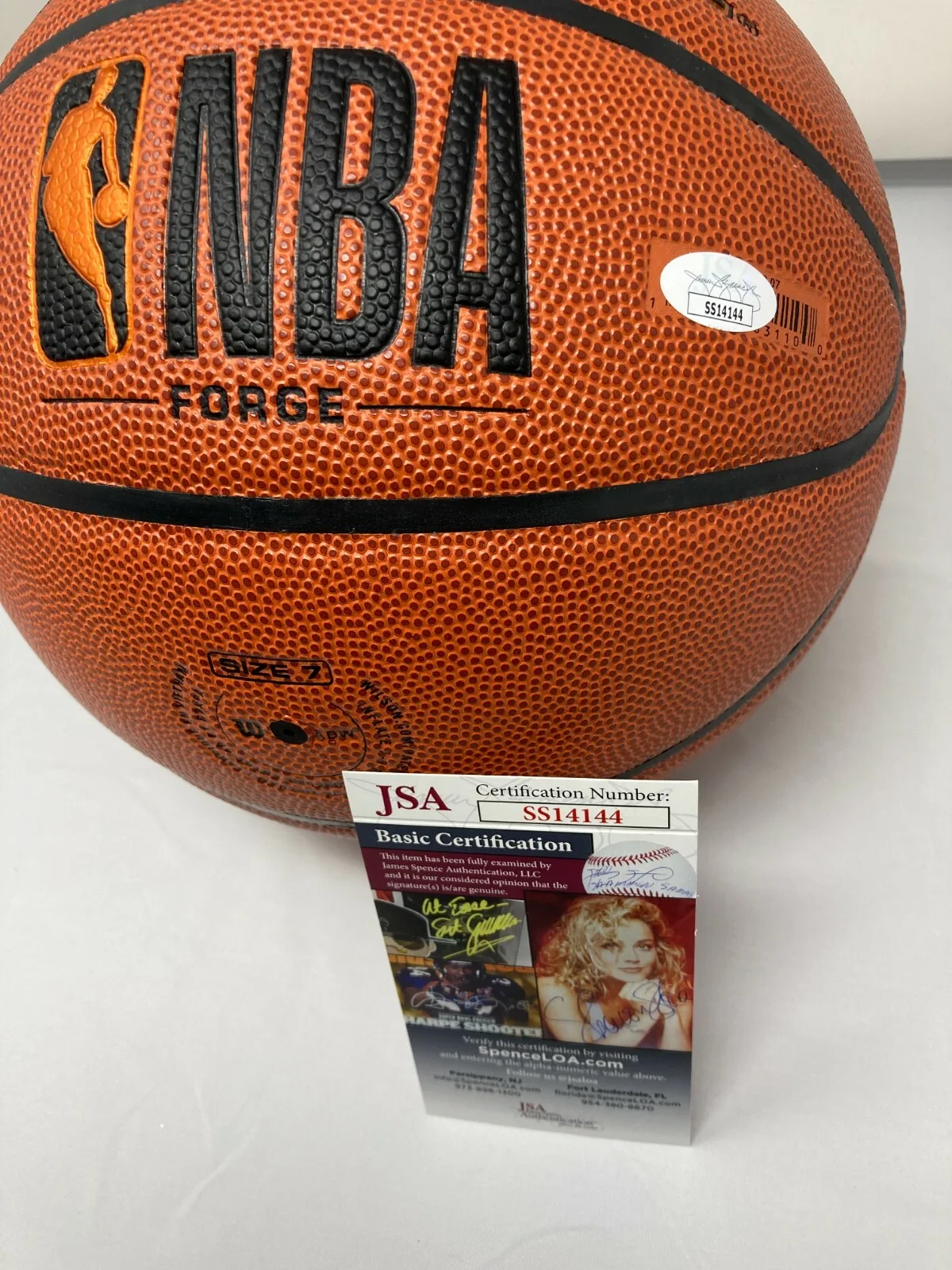 Kurtis Blow signed NBA Basketball JSA COA Certificate (Hit Song Basketball), изображение 2