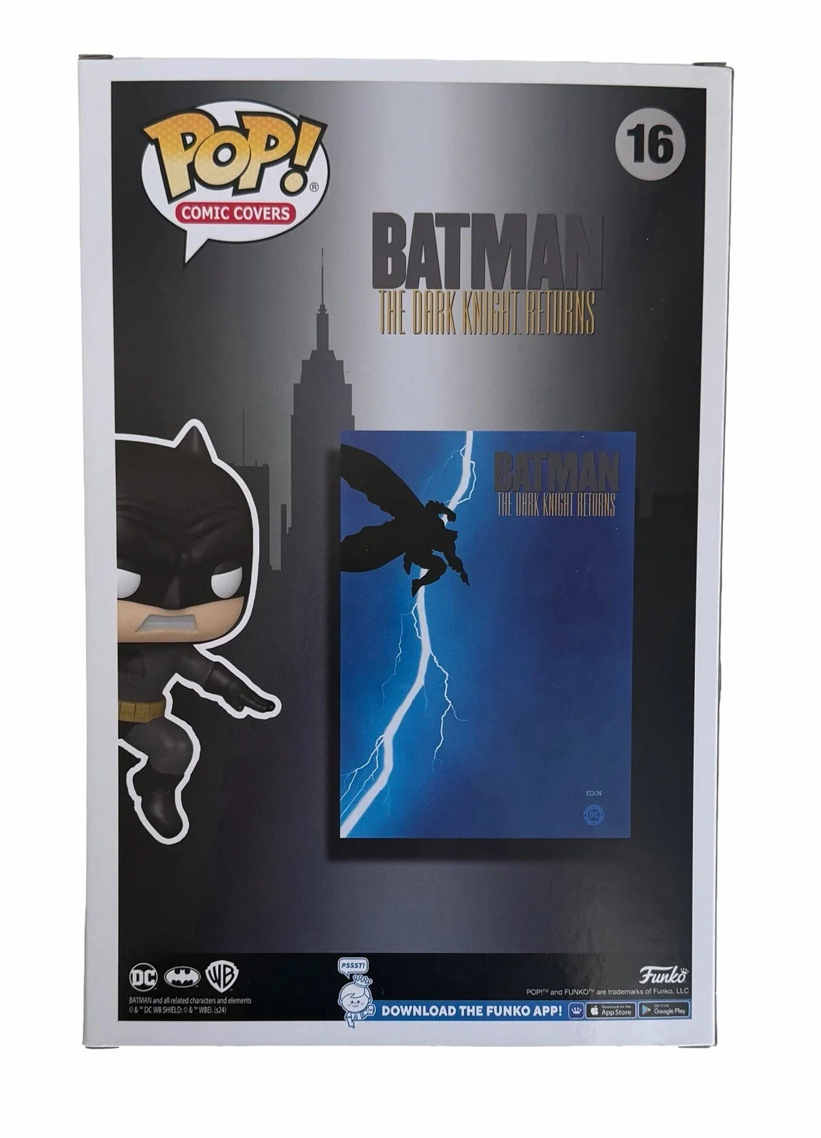 FRANK MILLER — FRANK MILLER SIGNED BATMAN THE DARK KNIGHT RETURNS FUNKO POP COMIC COVER JSA COA, изображение 4