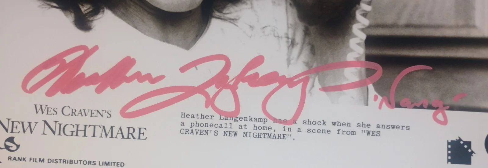 Heather Langenkamp Hand Signed 8x10 Photo COA Nightmare On Elm St NO US TARIFFS, изображение 3