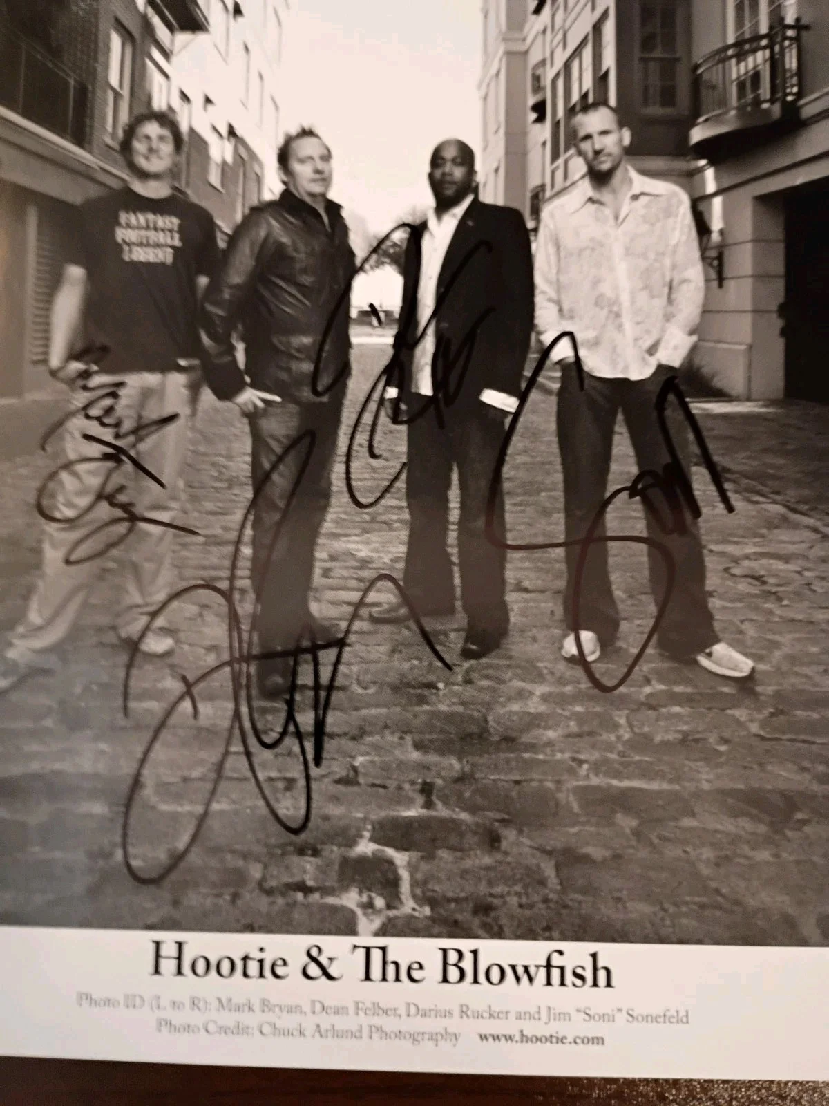 The Hootie and The Blowfish Signed Autographed 8 x 10 Photo - Signed 4 Members, изображение 5