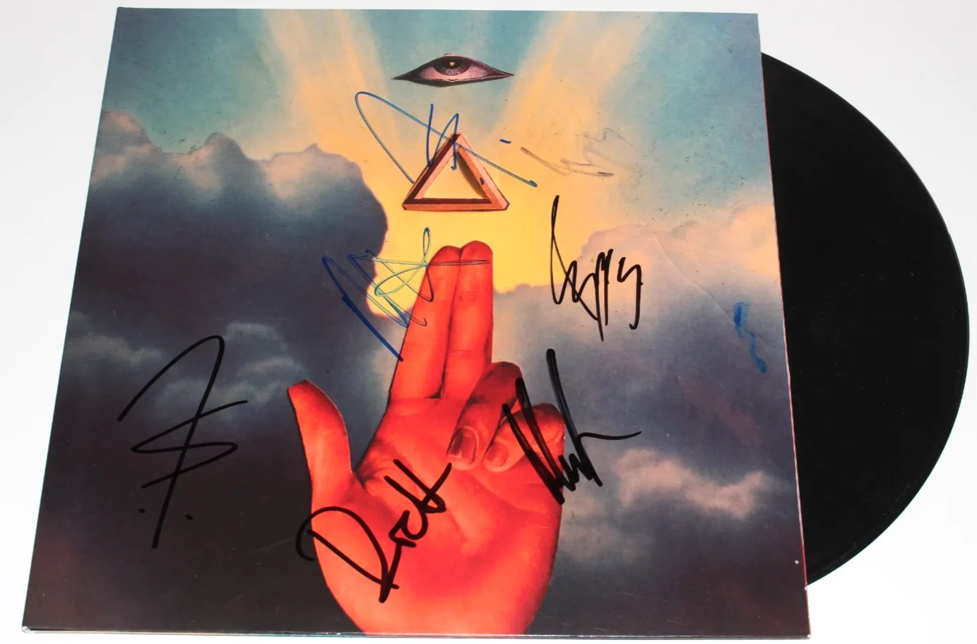 HIGHLY SUSPECT BAND SIGNED 'AS ABOVE, SO BELOW' ALBUM VINYL RECORD x5 COA MCID, изображение 2